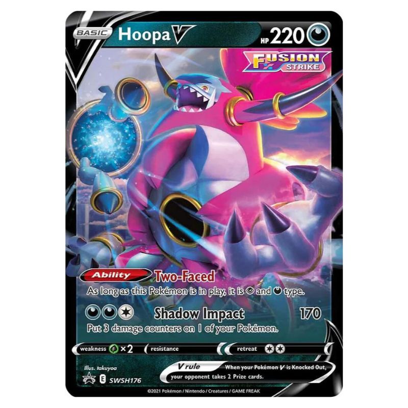 Hoopa Jumbo Pokemon kort swsh176